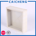 Customized fancy paper clear folding box with pvc window